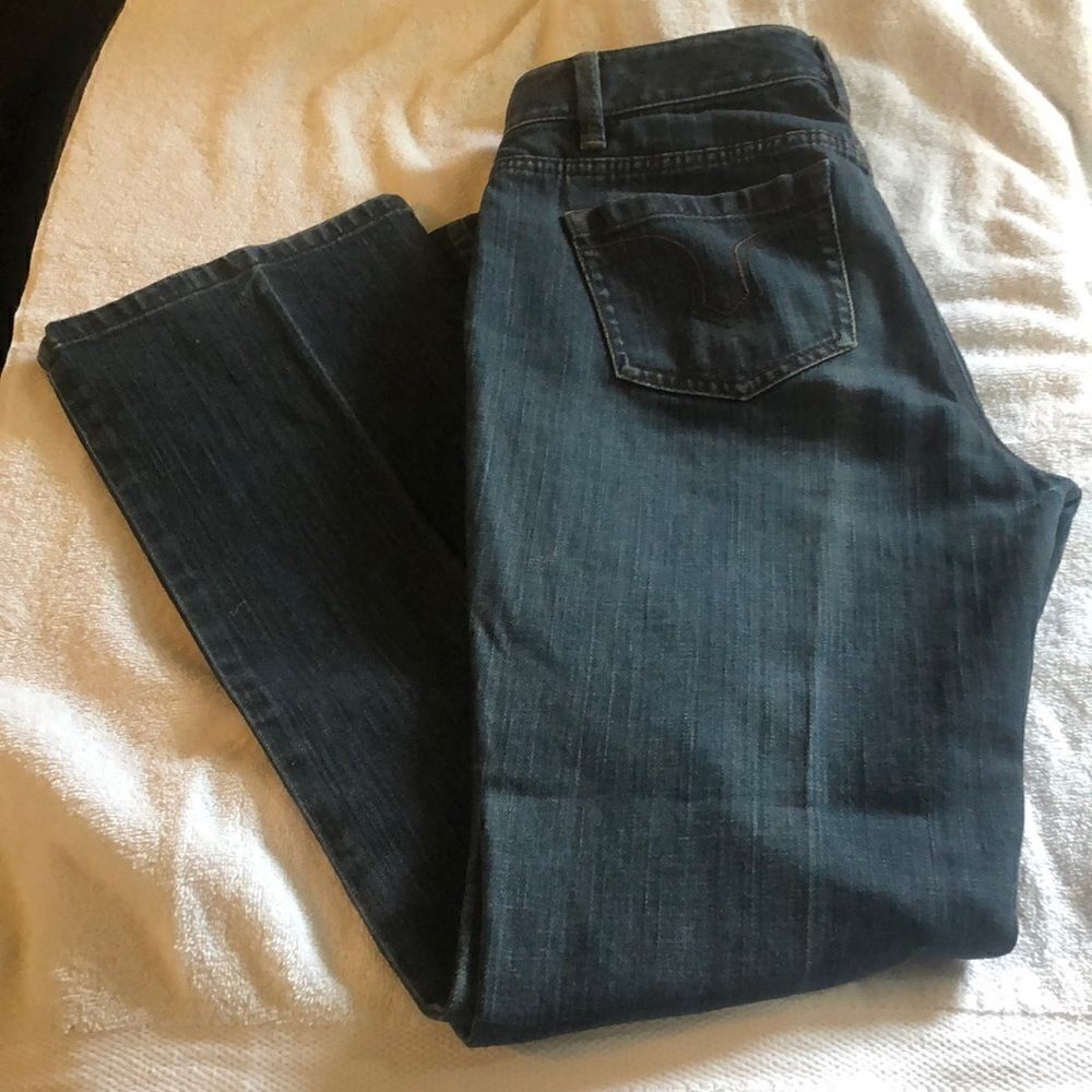 Loft Curvy Bootcut Jeans - Picture 2 of 7